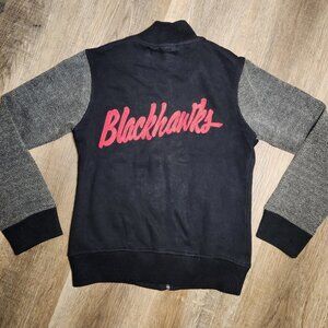 🏒🥅Reebok NHL Chicago Blackhawks Kids S 7/8 Full-Zip Jacket